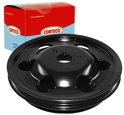 Corteco 80004386 Riemenscheibe, Kurbelwelle | 80004386 passend für Logan Sandero Clio