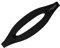 LokoSphere Girl 's/Women 's Lacrosse/Field Hockey Brillenband – massiv Farben (Brillen separat erhältlich), Damen Mädchen, schwarz