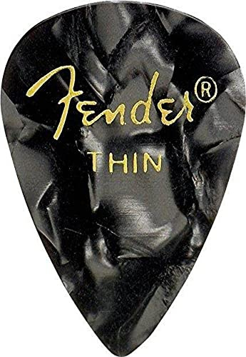 Fender 351 BLACK MOTO GROSS THIN Picks