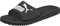PUMA Purecat Unisex Slide Sandal , Black White, 38 EU