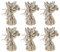 MEGA VALUE 6 x Silver Foil Helium Balloon Weights Ideal Party Decoration Accessory