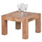 KADIMA Design Akazie Couchtisch Wood Massiv 60 x 60 cm Wohnzimmertisch Beistelltisch