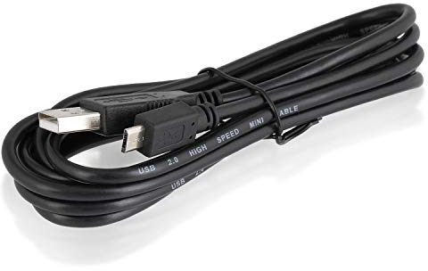 Wicked Chili 1X Ladekabel für PS4 Controller Micro-USB-Kabel kompatibel mit Playstation 4 (1,8m) Charge & Play, Hi-Speed USB 2.0 Verbindungskabel geeignet für Dualshock 4 Controller, schwarz