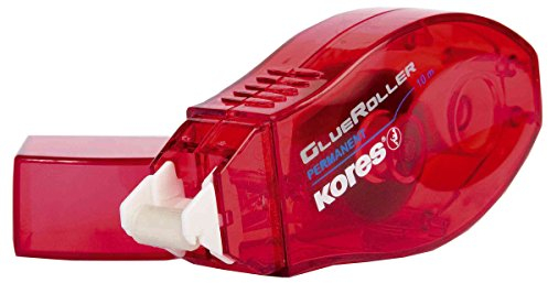 Kores K38112 Einweg-KleberollerGLUEROLLER, permanent, rot