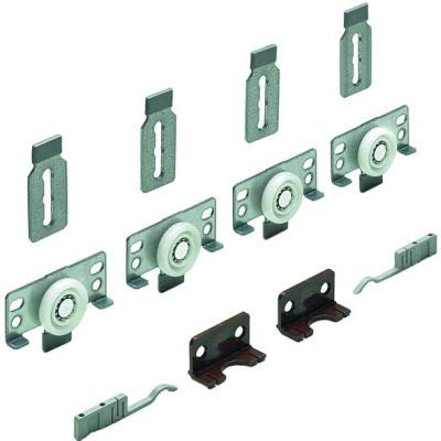 Hettich 45234 Slide LINE 56-Beschlägegarnitur, TK 40 Kg, 2 türig