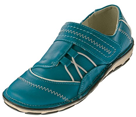 Damen Slipper Schuhe Türkis Halbschuhe Sneakers Ziernähte Freizeitschuhe Gr. 37
