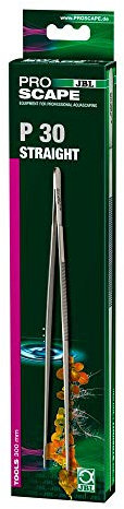 JBL ProScape Tool P Straight 61548 Gerade Pinzette zum Dekorieren und Pflanzeneinsatz, straight (30 cm)