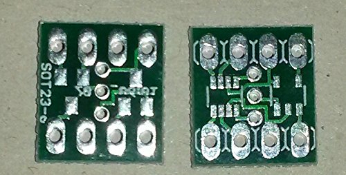 10x SOT23 Adapterplatinen (je Platine 2X SOT23-3, 1x,SOT23-5 1x SOT23-8L)