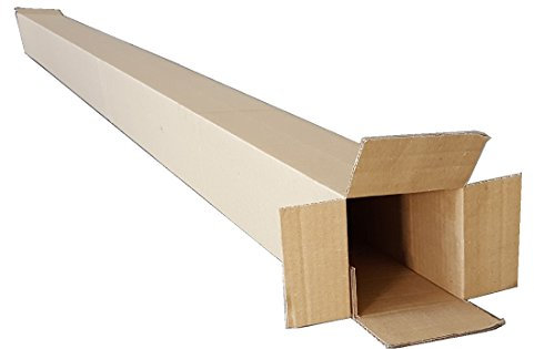 Karton 80 x 80 mm FEFCO/0201 einwellig 1000 mm 25 Stück Versandhülse Versandkarton