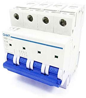 Chint NB1 – 63DH4P63 Series interruttore automatico, 63 A, 4 poli, D curve, 10 KA
