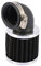 sourcingmap Universal 45mm Inlet Dia 90 Degree Bend Clamp-on Motorcycle Air Intake Filter Cleaner