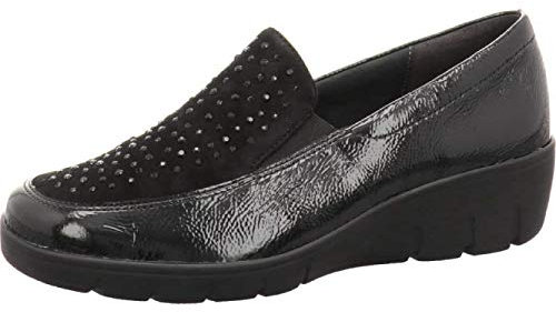 Semler Judith J7155-511, Damen Slipper, Schwarz (Schwarz 001), 43 1/3 EU (9 UK)