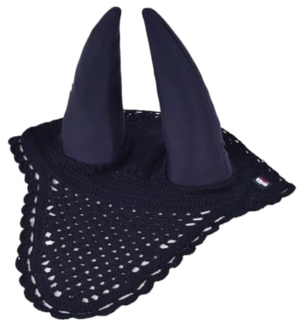 Kingsland Equestrian Classic Noisless Fly Veil Pony Navy