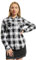 Brandit Women Amy Flannel Shirt Long S, color: white/blac, size: XXL