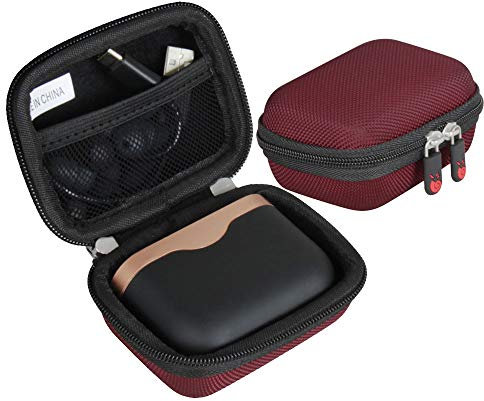 Hermitshell Hard Travel Case for Sony WF-1000XM3 Truly Wireless Noise Cancelling Headphones (Red)