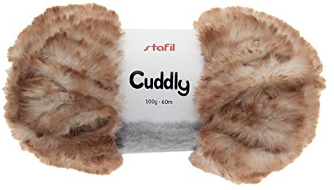 Stafil Wolle Cuddly 100g Sahne/Sand-Melange