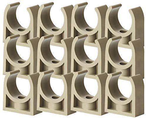 YOFASEN Raccordi per Tubi - PPR Diametro 20 mm Casa a forma di U Morsetto per tubi Tubo dell'acqua Morsetti,12 pezzi,20 mm(Diametro interno)