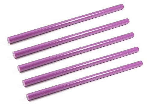 11mm Hot Glue Sticks 20pcs, Purple Hot Melt Craft Glue for Hobby Crafting, Woodworking, Plastics, Fabric, Ceramics, Glue Gun, DIY Art Craft (11mm x 250mm)
