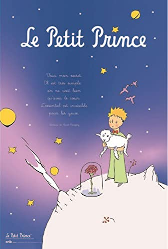 Le Petit Prince - Der kleine Prinz - Kinder Poster Druck - Größe 61x91,5 cm