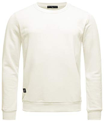 Redbridge Herren Crewneck Sweatshirt Pullover Premium Basic Ecru XL