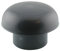 jardiboutique - ø 100 chapeau de ventilation pvc gris ardoise