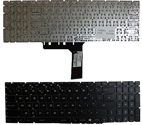 Power4Laptops Vereinigtes Königreich Schwarz kompatible Ersatz Tastatur kompatibel mit MSI Gaming GT72 2QE-446US