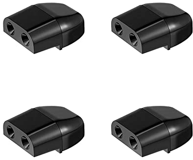 Hirschpfeife Warnung, Fahrzeug Hirschpfeifen, Auto Ultraschallpfeifen, Wildlife Alarm Ultraschallpfeife für Autos, Motorräder, Schwarz Ultraschall Hirschwarnung, selbstklebend, 4 Stück