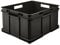 keeeper Aufbewahrungswännchen mit Tragegriffen, Euro-Box XXL, Procyclen, 54 l, Bruno Eco Line, Eco Graphitgrau