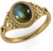 Vml Jewellers Labradorite Created Gems Oval Gold Polish Ringe – Vergoldete graue Labradorit Gems Ringe – Jents Jewelry Bar Setting Geschenk für den Ostersonntag Nugget Ring