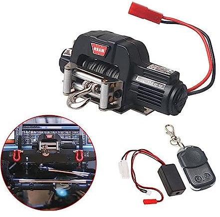 Palan électrique à chaîne Treuil automatique et récepteur de télécommande sans fil for chargement automatique de camion marin de voiture de voie de télécommande 1/10 pour remorques de bateaux et usage
