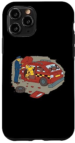 Hülle für iPhone 11 Pro Polizei verhaftet einen Crashtest Dummy Lustiges Geschenk
