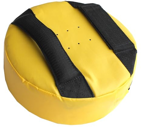 LISARO Top Coach Pratzen/Box Shield/Box-Schlagpolster/Maße Ca. 25 X 9 cm/VENYL-PU RUND Tellerpratzen, Handpratzen, Trainerpratzen, Schlagkissen Focusmitt Coaching pro Stück