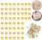 Charnière de porte en acier inoxydable 50pcs, mini micro charnière, 200 pièces charnière de meuble vis avec boîte anti-corrosion charnière invisible armoire charnière meubles