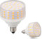 Beufee 2PCS E11 LED Bulb, 10W 1000LM LED Light Bulb LED Corn Light Bulb Ceiling Fan Light Bulbs Light Bulbs Replacement for Ceiling Table Cabinet Lamp