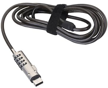 CAXUSD Blocco Usb Per Computer Portatile Protezione Password Per Laptop e Dispositivi Design Flessibile e Anti- Rotazione Compatibile Notebook e Computer