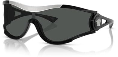 Versace VE 4475 BLACK/GREY 42/14/110 Unisex Sonnenbrille, schwarz / grau, 42/14/110