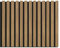 Akustische Dekorpaneele für Wände, Design Wandpaneele in Holzoptik, Schallpaneele für Decke 60x275cm (1,65m²) (Eiche)