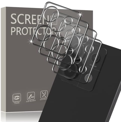 Gelaasso 4 Piezas Protector de Lente Cámara para Xiaomi Redmi Note 13 Pro 5G, Cristal Vidrio Templado, 9H Templado Protector de Cámara Anti-Arañazos, Apto para fundas, HD Película Protectora