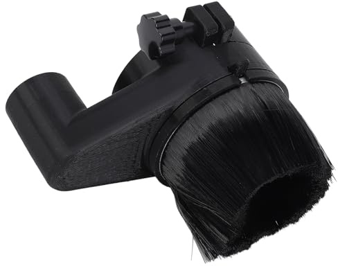 Jeffergarden CNC-Fräser-Staubschutz, Magnetische Absaugung, Abnehmbare Bürste, 80-mm-Spindel, für Holzbearbeitung und Werbung