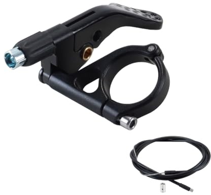 Voyoo Remote Lever for Bike Seatpost, MTB Dropper Post Lever Kit Suitable for 22.2mm Handlebar (black)