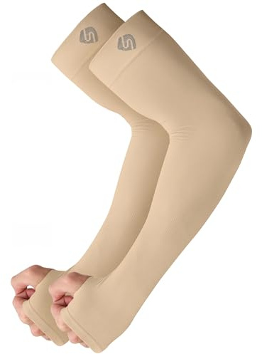 SHINYMOD Mangas para Protector Sol Brazo Manga de Compresión Brazo Protección UV Manguitos para Hombres y Mujeres, Accesorios Deportivos para Golf, Ciclismo, Voleibol