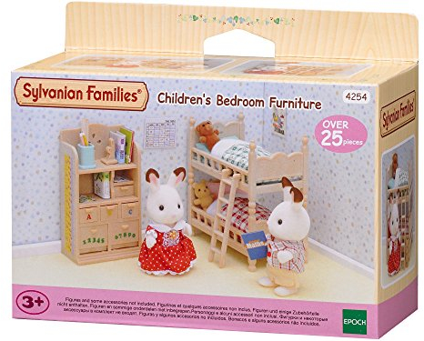 Sylvanian Families - Le Village - Le Mobilier Chambre enfants - 4254 - Meubles et Accessoires Poupée - Mini Poupées