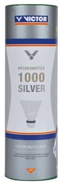 VICTOR Badminton Bälle Shuttle 1000 weiß (rot/schnell)