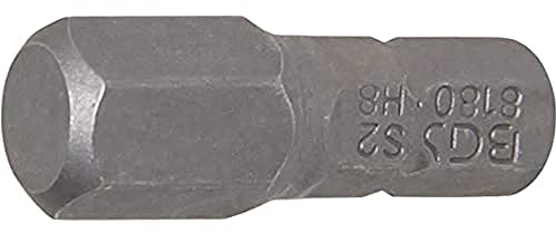 BGS 8180 | Bit | Länge 25 mm | Antrieb Außensechskant 6,3 mm (1/4) | Innensechskant 8 mm