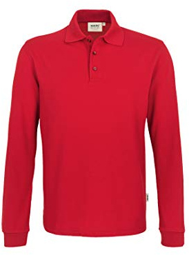 Hakro LONGSLEEVE-POLOSHIRT PERFORMANCE # 815 (6XL, rot)