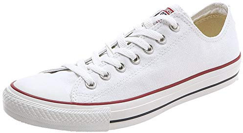 CONVERSE Chuck Taylor All Star Seasonal Ox, Unisex-Erwachsene Sneakers, Weiß (Optical White), 43 EU