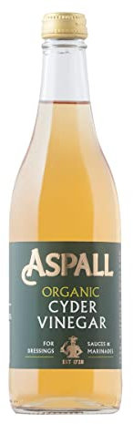 Aspall Organic Cyder Vinegar - Est 1728 - Great Taste Award Winners - Suitable for Vegetarians & Vegans - Gluten Free - 350ml Bottle