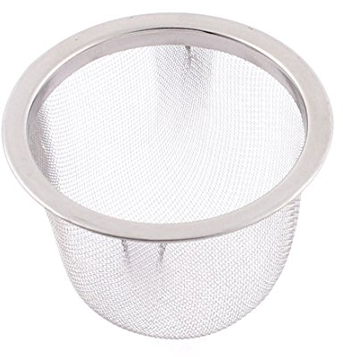 sourcingmap Filtre Théière Maille Thé Infuseur Filtre Tisane Crépine Filet Thé Panier Passoire épice métallique en acier inoxydable 63mm Dia