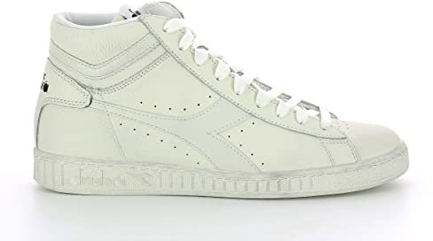 Chaussures Loisirs Unisexe Game L High Waxed, Sneakers Hautes Mixte, Blanc, 38