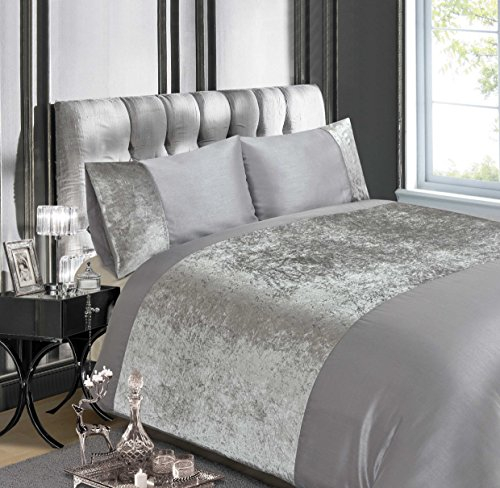 Rapport Luxuriöses Bettwäsche-Set aus Pannesamt für King-Size-Betten